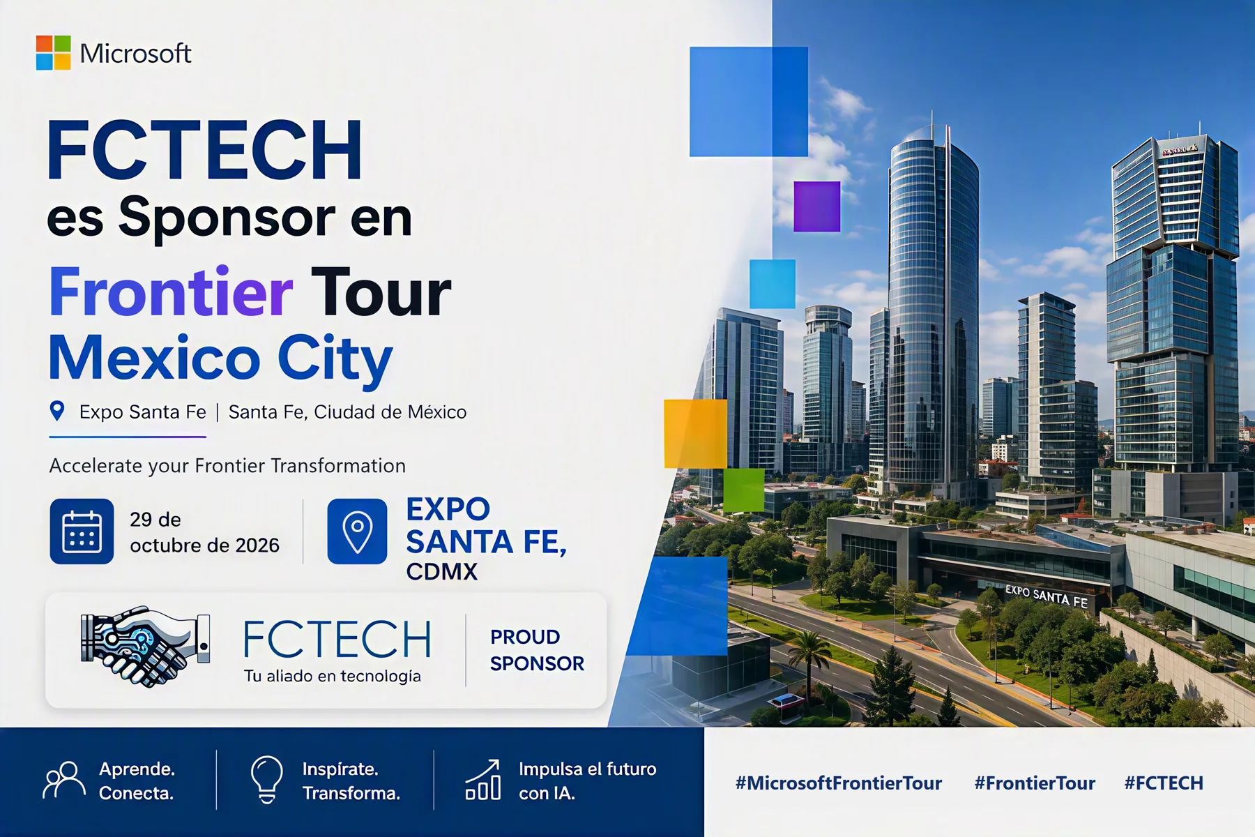 FCTECH, sponsor of Microsoft Frontier Tour Mexico City